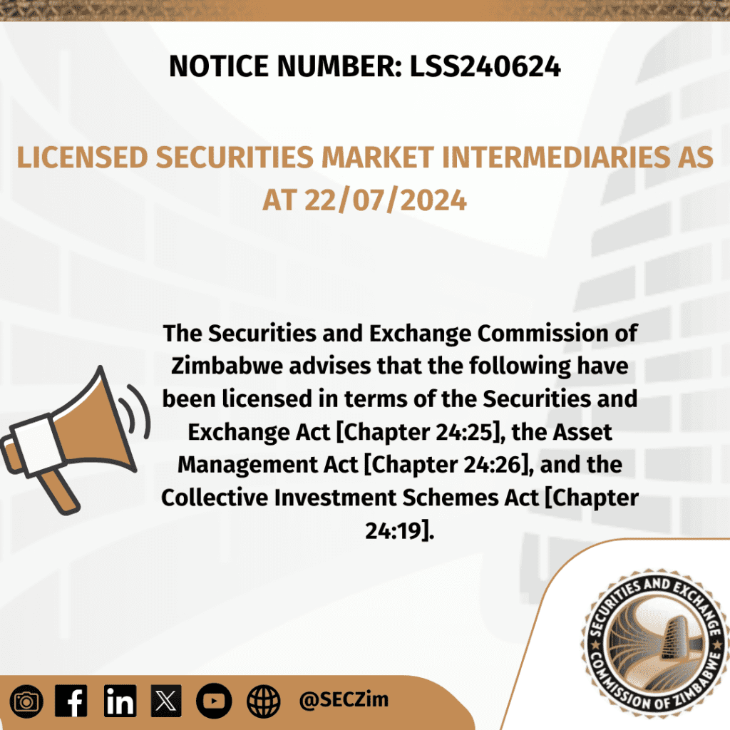 Secz News – Securities and Exchange Commission of Zimbabwe